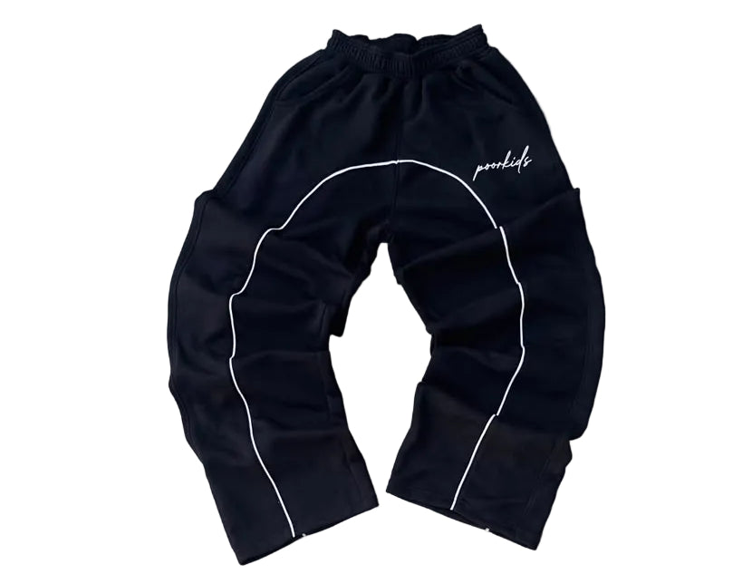 Straight Fit Trouser | Black