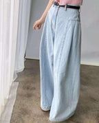 High Waist Panel Jeans