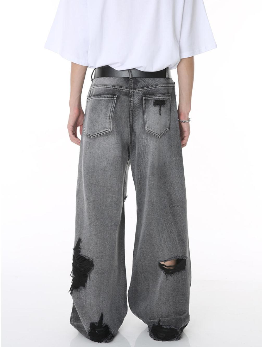 Baggy Fit Ripped Jeans