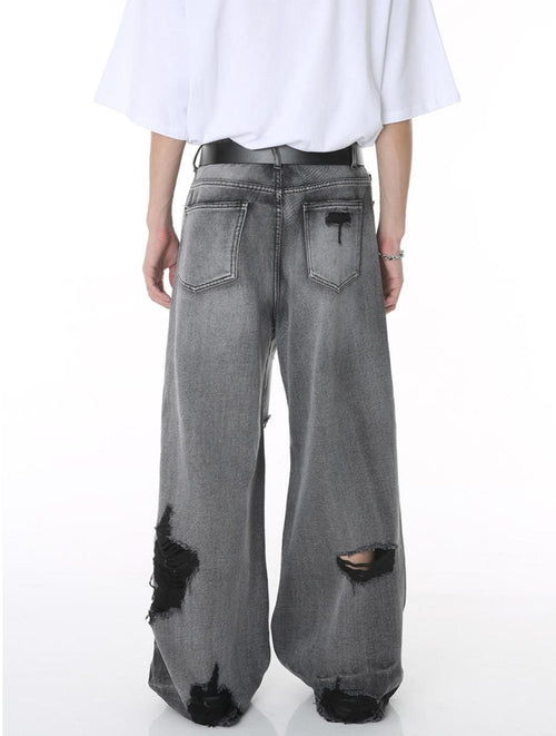 Baggy Fit Ripped Jeans